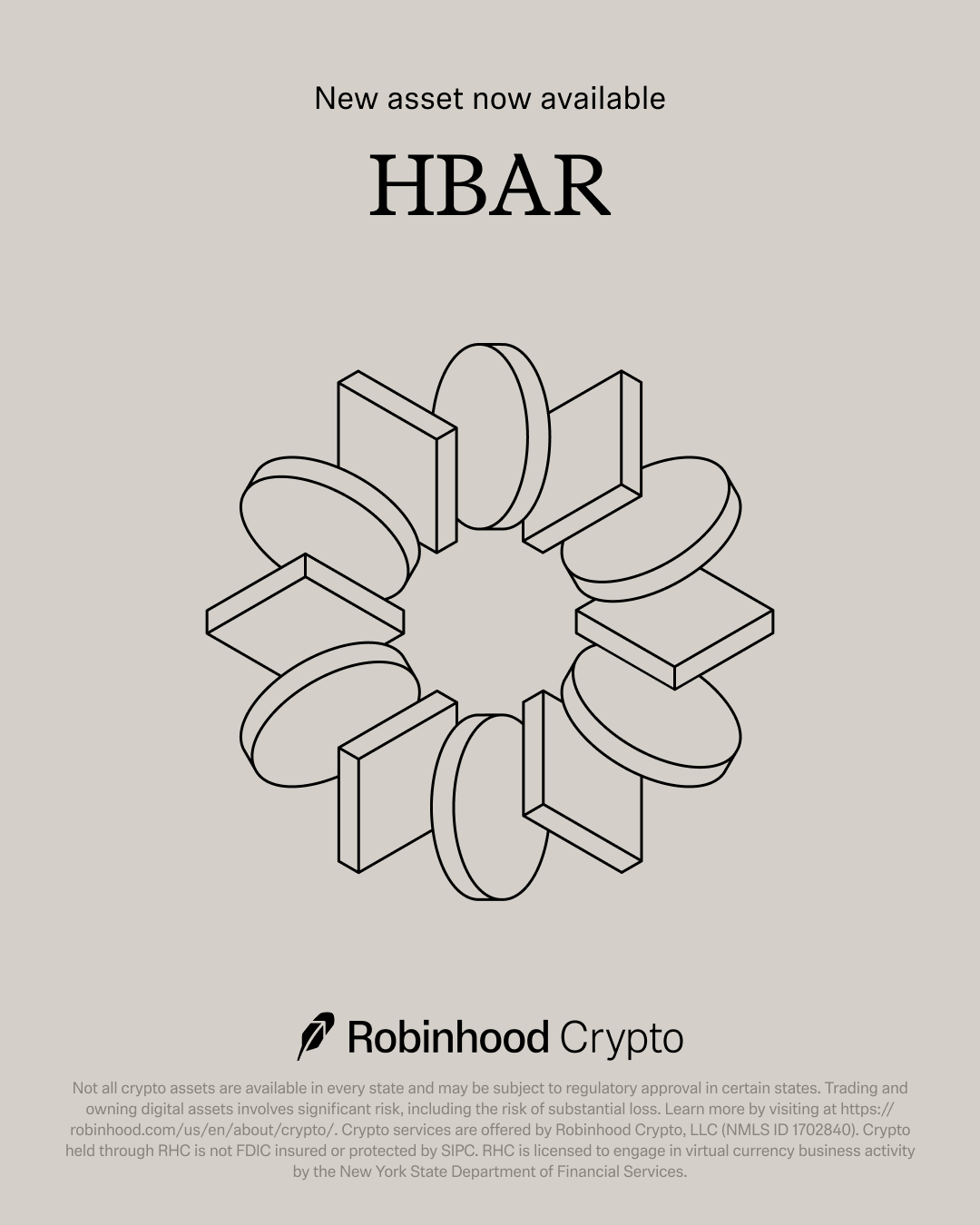 HBAR Kini Tersedia di Robinhood: Akses Lebih Luas ke Jaringan Hedera